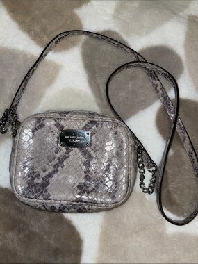 Michael Kors Embossed Snake Crossbody Bag